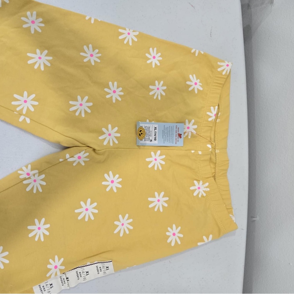 Cat & Jack Yellow Daisy Leggings